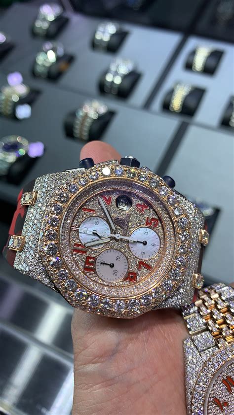 fake bussdown watch|bust down watches iced out.